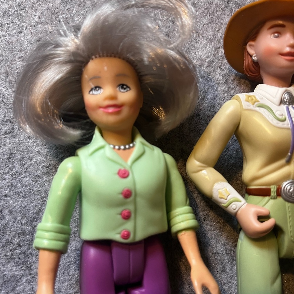 Fisher-Price Loving Family Dollhouse Cowgirl Mom Grandma Small Boy Figures - Picture 2 of 7